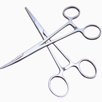 止血钳 140mm直无钩 不锈钢止血钳 手术钳