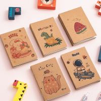 空白mini小本子牛皮纸卡通可爱口袋日记本便携高颜值ins风笔记本每本16张 共32页 8.5*12cm(10本起订)