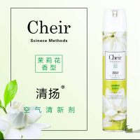 清扬空气清新剂茉莉型香薰除异味家用卧室卫生间喷雾剂370ml 1瓶