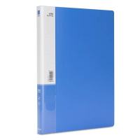 得力(deli) 5301文件夹办公用品资料收纳夹蓝色 310mm*235mm 5个装