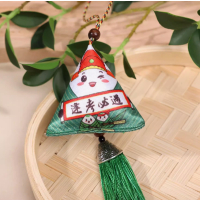 端午粽子香包香囊驱蚊迷你三角粽小香包活动礼品挂件 10个