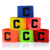 X-913队长袖标魔术贴C字标运动防脱落袖章 1个