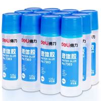 得力7303胶水透明液体强力胶水(125m1/瓶)12支/盒(1盒)