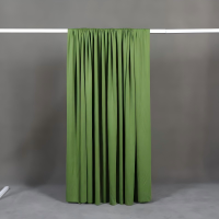 新中式幼儿园典礼氛围感背景布牛油果绿6*1.6m/根 1根