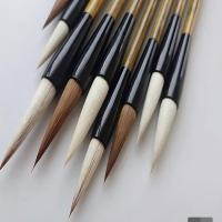 中楷毛笔狼毫初学者练字专用 8根/盒 1盒