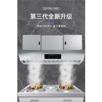油烟净化一体机厨房大吸力低空排放净化器抽油烟机1300*1000MM
