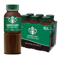 星巴克(starbucks)星选美式咖啡270ml*6 0糖0能量 1提