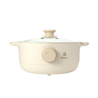 伊莱克斯多功能电火锅3.5L大容量家庭聚餐快速加热不粘锅底设计