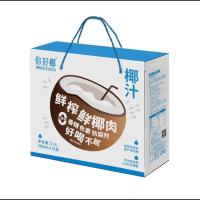 你好椰 HELLO COCO新鲜椰肉榨汁植物蛋白饮品椰汁 200ml16盒 整箱装(1箱)