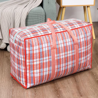 防潮 防尘 编织袋 红色方格85cm 1个