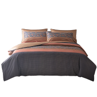 Kenzo高级床品套件四件套 100支双股数码印花+B版100支双股素色贡缎印花四件套