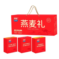 西麦 燕麦片组合装 冲饮谷物代餐即食营养早餐 燕麦礼礼盒1020g(1盒)