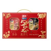 西麦五谷食养礼礼盒1760g(五黑880g/桶 、五红880g/桶)1盒