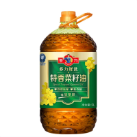 多力鲜选特香菜籽油压榨食用油鲜选菜籽油 5L