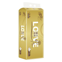 清风卷纸原木金装4层200克10卷餐巾纸卫生纸巾 1提