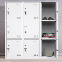 钢制更衣存包储物带锁员工柜 1800*850*390