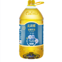 克莉娜一级亚麻籽油热炒食用油营养油胡麻油5L PET瓶装