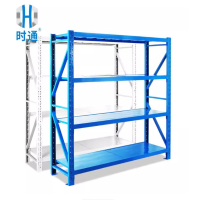 时通 仓储仓库置物轻型钢制货架 L3000*D850*H1700 4层板;200KG/层 (非标尺寸)