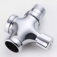 全铜延时手按式大便冲水阀大体 1寸[32mm] 1个