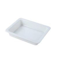 自助餐用陶瓷餐盘长方形加厚330*175*60mm容量3L 1个