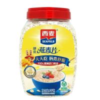 西麦即食澳洲进口筒装纯燕麦片高蛋白质速食纤维早餐食品1000g(1筒)