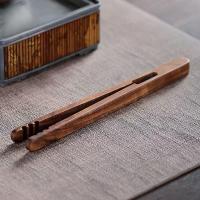 黑檀木茶镊子取茶取杯子长18cm 1个