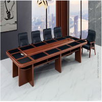 蓝天 大型会议桌长桌政府高档办公洽谈桌长方形会议桌培训桌椅组合 4200*1600*760 1张