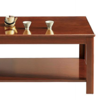 蓝天 茶几桌现代简约长方形茶几家用客厅办公室双层储物收纳茶台 1200*600*450 1个