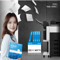 得力A3 80g 加厚双面打印纸 复印纸 绘图纸 500张/包 5包1箱(整箱2500张)