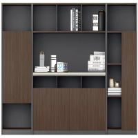 蓝天 轻奢文件柜资料柜子储物收纳柜办公室现代设计办公档案书柜 4000*400*2000 1组