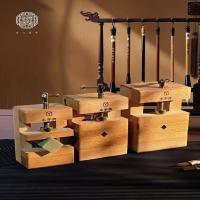 永字牌榉木印床篆刻工具旋转夹大号12*8*5cm 1个