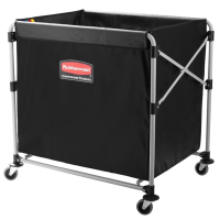 乐柏美布草车X型折叠推车运输车可折叠可拆卸 1881750 X型折叠推车–300L