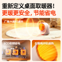 向物(SOTHING)取暖器暖风机办公室电暖器家用电暖气小型电暖风迷你热风机 DSHJ-S-2522 (1个)