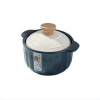 张小泉家用大容量耐高温瓷心蓝韵煲2.8L C33060200 1个