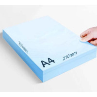 得力 A4蓝色凭证纸 120g*100张/包(1包)