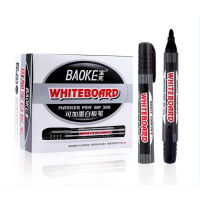 宝克可加墨白板笔(黑色)MP 399A.12支/盒 1盒