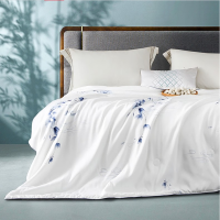 梦洁家纺 蚕丝纤维清爽被(花境)200*230cm 1床