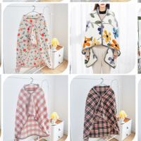 洁丽雅(grace)多功能牛奶绒午睡毯JLY-MLM(尺寸:100*140cm)花色随机 简装(非礼盒包装)1条