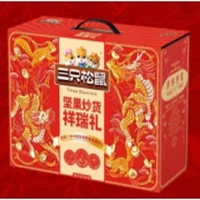 三只松鼠(threesquirrels) 坚果炒货礼_祥瑞礼 1195g/盒 1盒