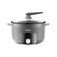 美的(Midea)多功能锅 6L家用电火锅 旋钮调节电煮锅 MC-DHE3008T 1台