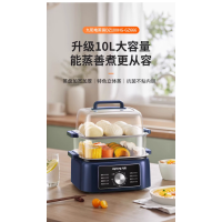 九阳(Joyoung) 电蒸锅多功能家用三层炖蒸煮一体机DZ100HG-GZ666