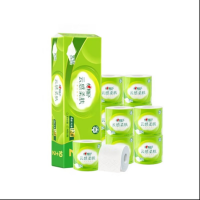 心相印(Mind Act Upon Mind)云感卷筒纸110克12卷4层加厚有芯卷纸家用实惠卫生纸 12卷*2提