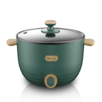 小熊(Bear)家用宿舍泡面火锅多功能多用途3L复古电热锅 DRG-C30H1 1台
