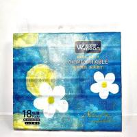 唯美源8D压花140x180mm/张5层320张/包18包可湿水抽纸(1提)