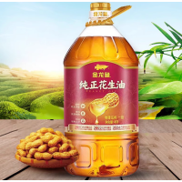 金龙鱼纯正花生油大桶装物理压榨一级食用油 纯正花生油4L/桶 1桶
