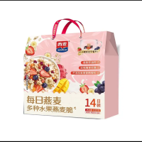 每日燕麦多种水果燕麦脆礼盒营养早餐冲饮谷物代餐630g(1盒)