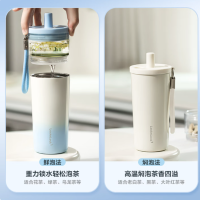 乐扣乐扣高颜值保温杯茶水分离泡茶杯可拆卸独立茶仓LHC4259