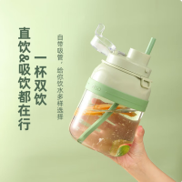 爱仕达 1L大容量便携式电动一杯双盖10叶旋风刀头榨汁随行杯 AM-S07J811 1个