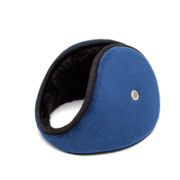 耳罩 保暖防寒耳套 扩音孔 深蓝色 1个