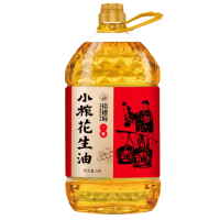 裕道府食用油家庭炒菜 小榨花生油 5L/桶 1桶